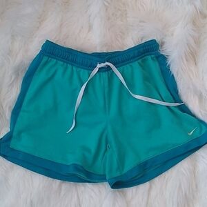 Nike Girls Turquoise Running Shorts XL